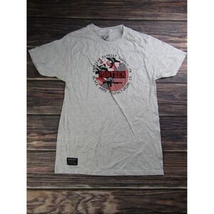 Howitzer Patriot Mens Medium White T Shirt Military Veteran USA American